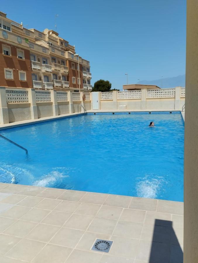Precioso Apartamento En Residencial Con Piscina Roquetas de Mar Exterior photo